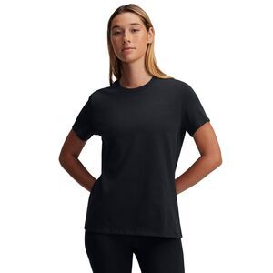 Under Armour Womens/Ladies Heavyweight Branded T-Shirt / Black